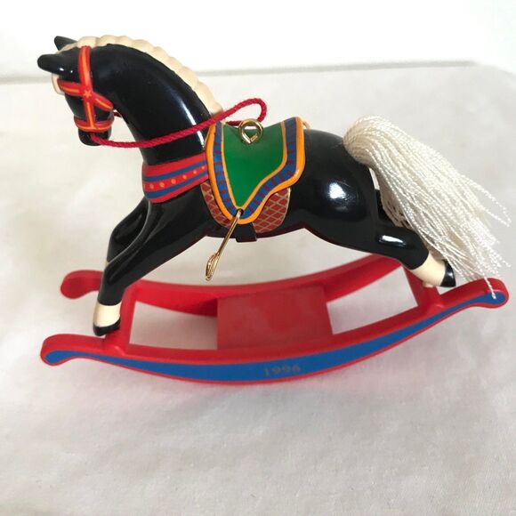 VTG Hallmark Keepsake Collector Series Christmas Ornament 1996 Rocking Horse - Picture 9 of 11